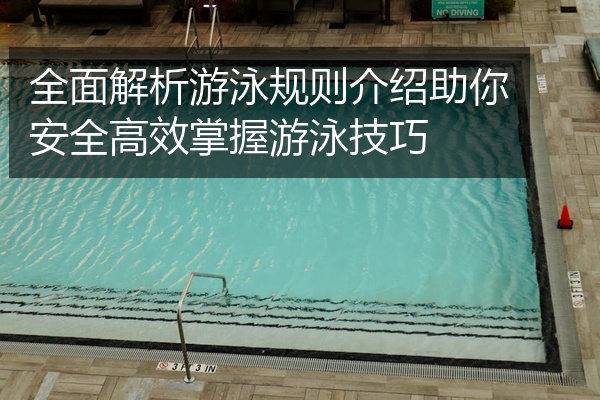 全面解析游泳规则介绍助你安全高效掌握游泳技巧